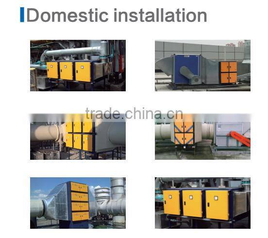 Hi-efficiency electrostatic air refresher for commercial and industrial use