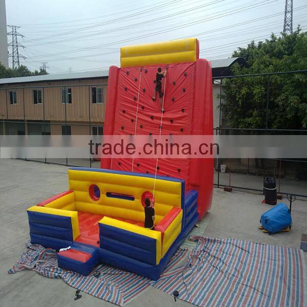 square amusement equipment inflatable climbing wall children games