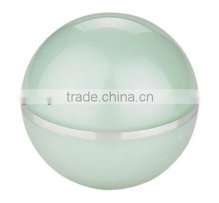 Ball shaped acrylic cream jar, cosmetic packaging JS-O02