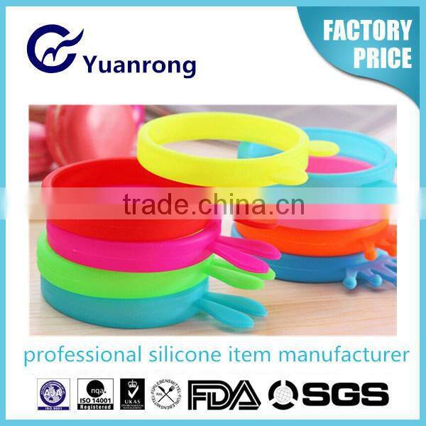 2015 Hot Sale Fashionable Gifts Candy Colors Silicone Wristband Bracelet