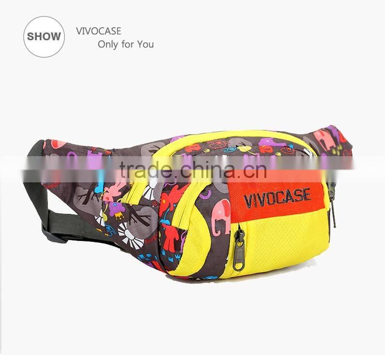 Sports waist bags outdoor running bag lady makeup waist sports bag