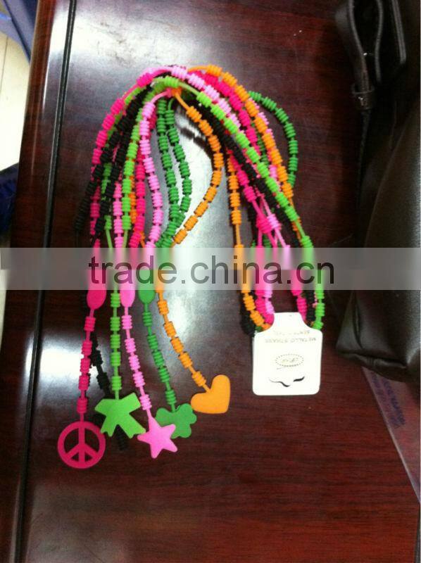 Wholesale silicone necklace / necklace chewing / teething necklaces