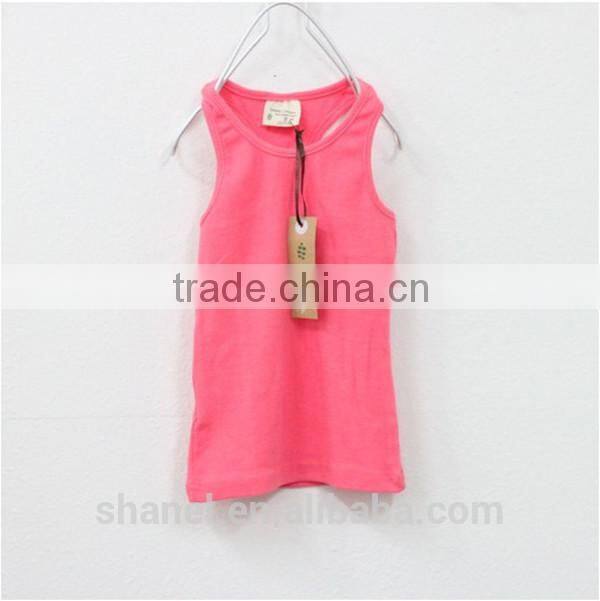 Wholesale 2015 Custom plain Tee Children Clothing for Summer