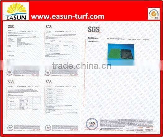 Eco-friendly Interlocking Synthetic Grass Tile for garden