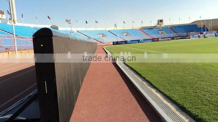 Sinoela P20 P10 led full color CE RoHS Stadium Perimeter led display, video football stadium led screen display