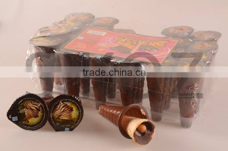SK-Q230 chocolate biscuit in ice cream shape