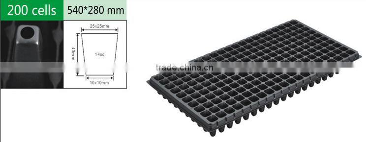 6 15 18 32 50 72 98 105 128 200 holes plastic seed starter tray