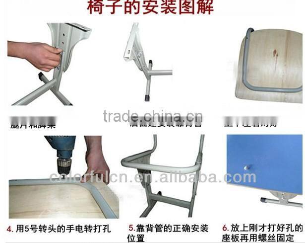 New Design Hot Sale Elegant Standard Classroom Desk And Chair XG-239
