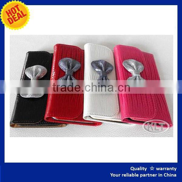 Practical Magnetic for huawei smart phone Detachable PU Leather cover Flip Card