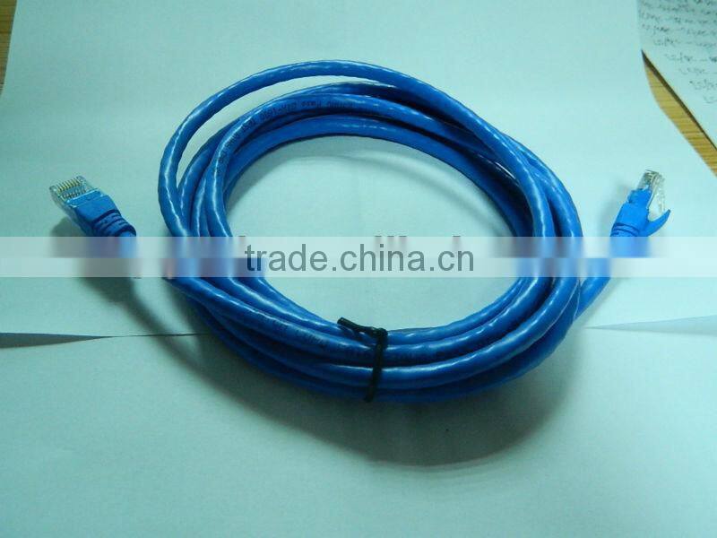 high quality cat6 patch cord/full copper cat6 ftp patch cord for broadband connection