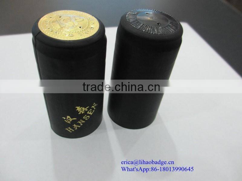 sulppy PVC cap, heat shrink cap, wine bottle sealing sleeve