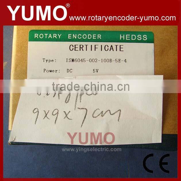 YUMO ISM6045 100 pulse hand wheel pulse encoder Manual Pulse Generator CNC Handwheel MPG