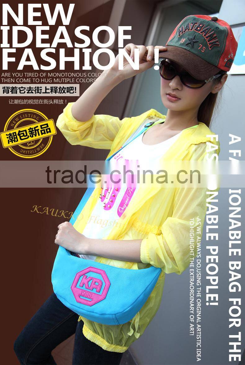 Fashion Lady Messenger Bag Woman Shoulder Bag Trendy Sling Bag Canvas Messenger Bag