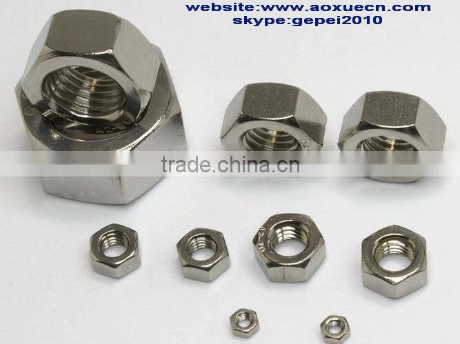China made DIN934 fastener hexagon nut for sale