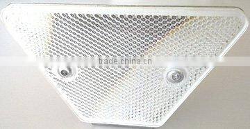 Triangle steel guardrail reflector /hot sale bright highway delineator post