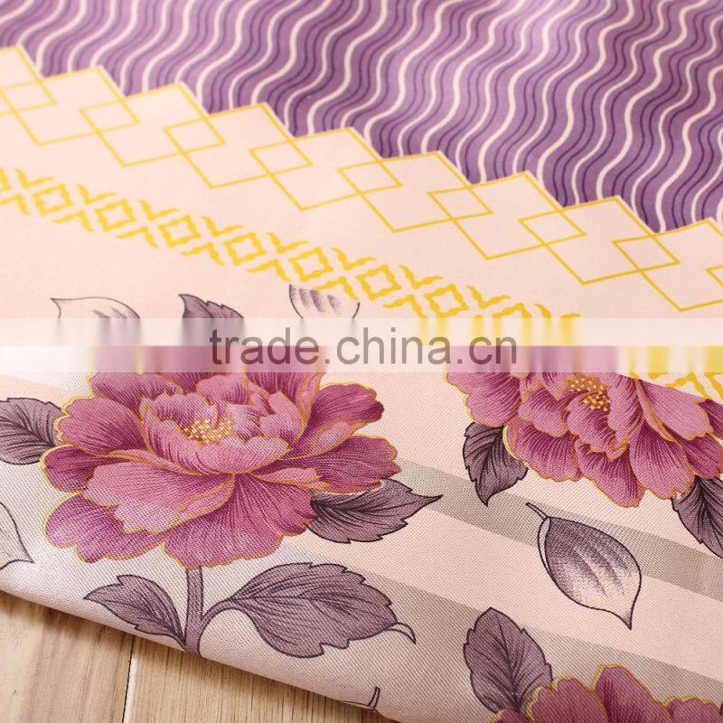 280cm polyester woven blackout curtain, custom fabric printing