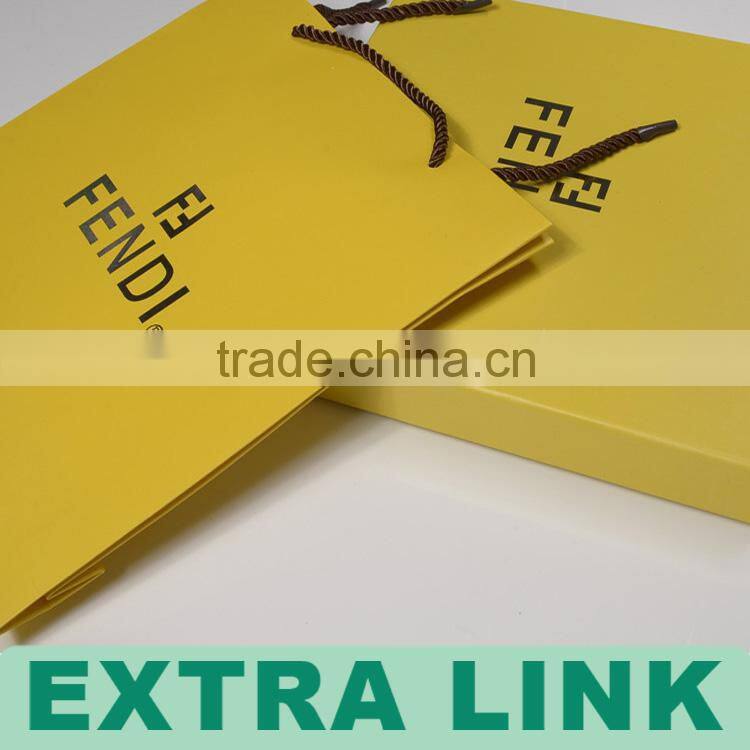 Custom Logo Printed Yellow Square Kraft Paper Scarf Packaging Box
