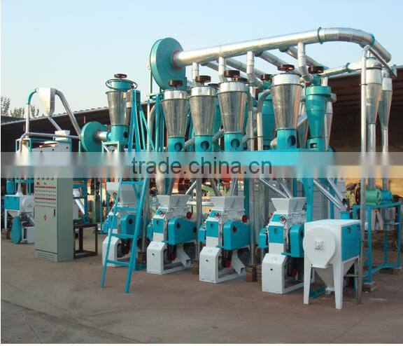 20ton per day low price small scale garin /corn /wheat flour processing