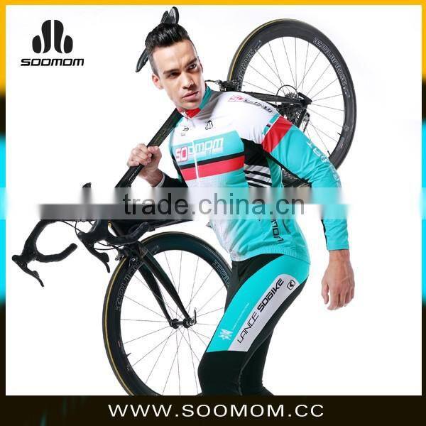 pro team cycling long sleeve jersey and pants sets