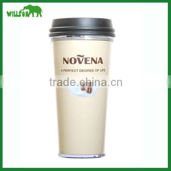 Plastic coffee water mug