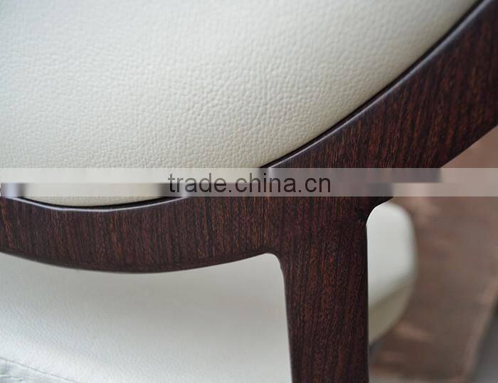 5 pcs Stacking Round Back Wood Imitation Hotel Chair