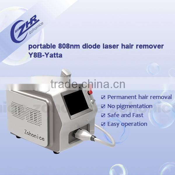Y8B Portable 808nm Diode Laser Hair Remoal Machine with Germany Bar