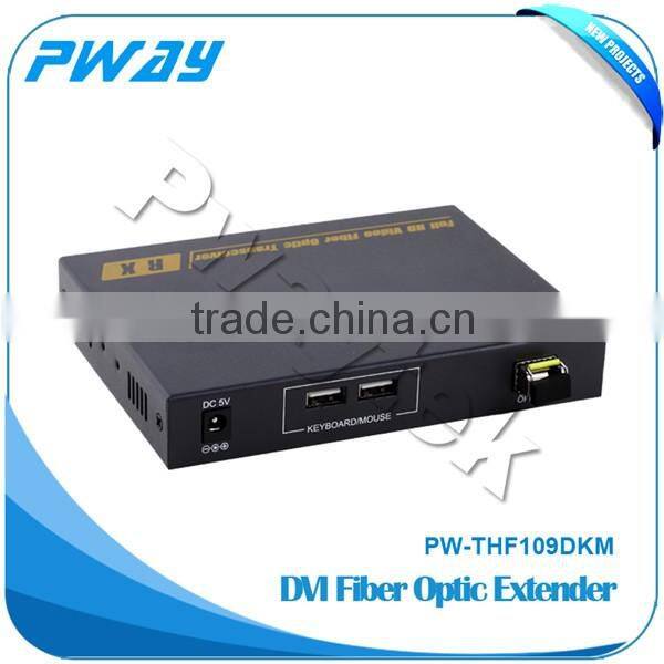 cctv DVI video transmitter support KVM up to 10km