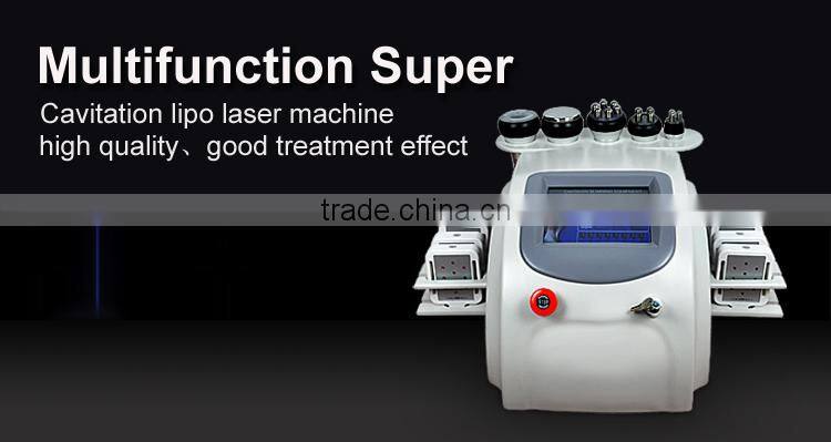 650nm&10pads Lipo Laser 40K Cavitation RF Vacuum slimming machine for sale