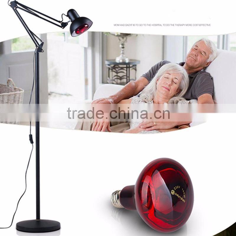 Quartz glass infrared led heat lamp for medical infrared physical therapy lamp equipments