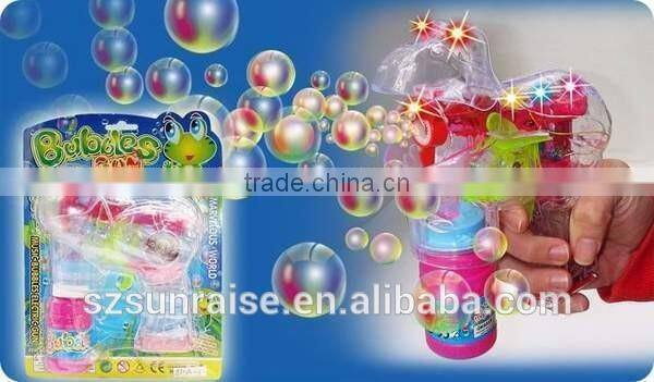 wholesale summer outdoor toys ben 10 flashing bubble gun with competitive price