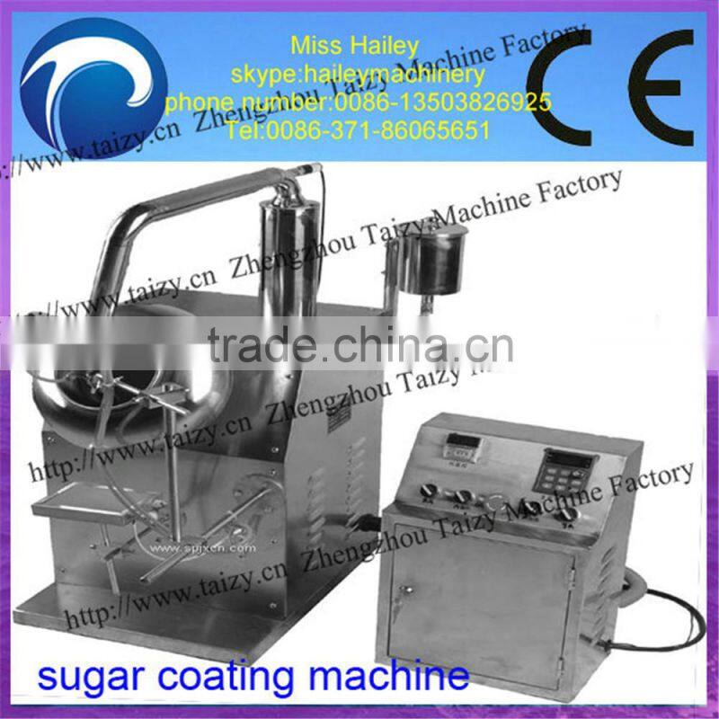stainless steel sugar chocolate candy nuts pill automatic sugarcoating machine
