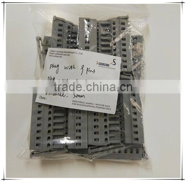 Below cost elevator spare parts plug with 9 pins