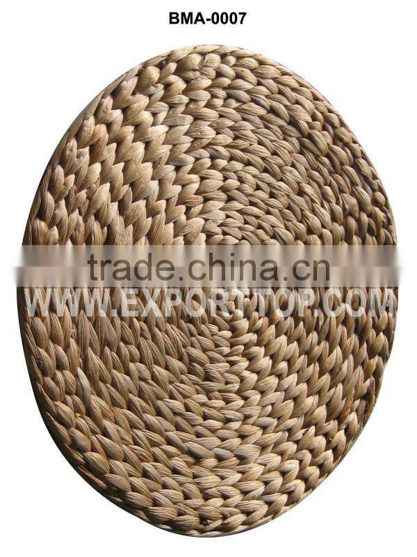 Low price handmade water hyacinth mat