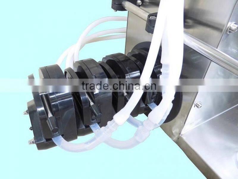 Semi-automatic Electric 4 nozzles Peristaltic organic Liquid Oil filler