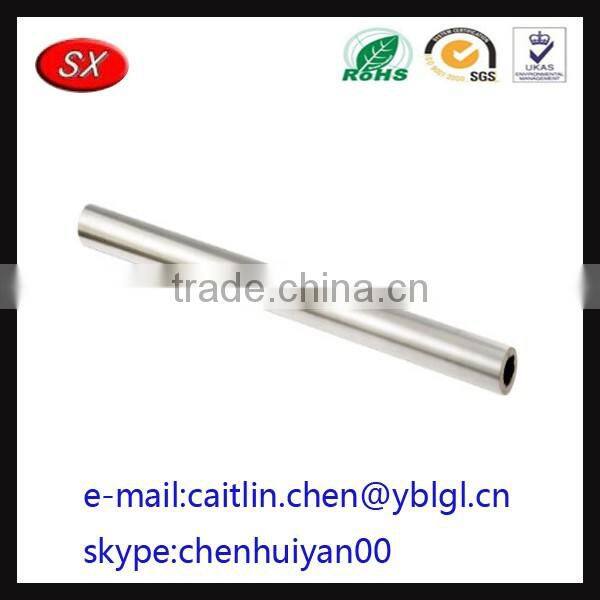Plated steel threaded hollow shaft /tube