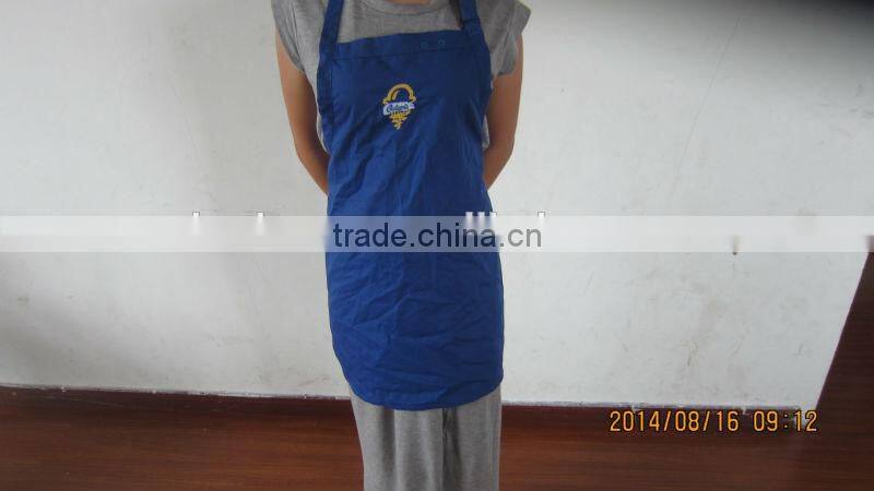 Hot wholesale super good quality black kitchen cooking embroidered bib apron