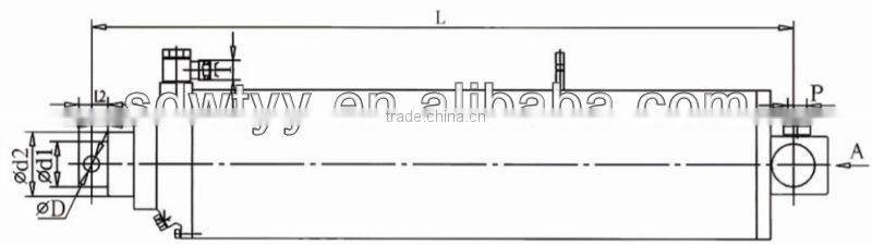 Single Acting Piston Hydraulic Cylinder/hydraulic cylinder