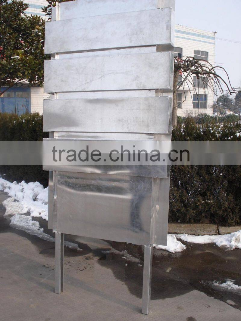 Professional OEM Aluminum Alloy profile Advertising dispaly shelf for Sign