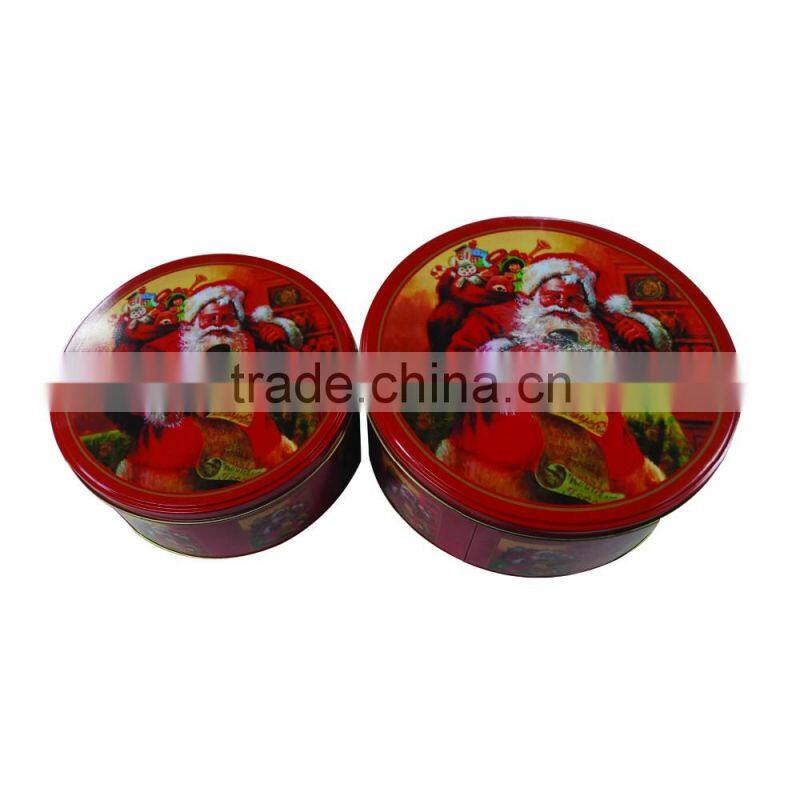 customization design cheap custom logo creative design round tin for round tube wine gift box