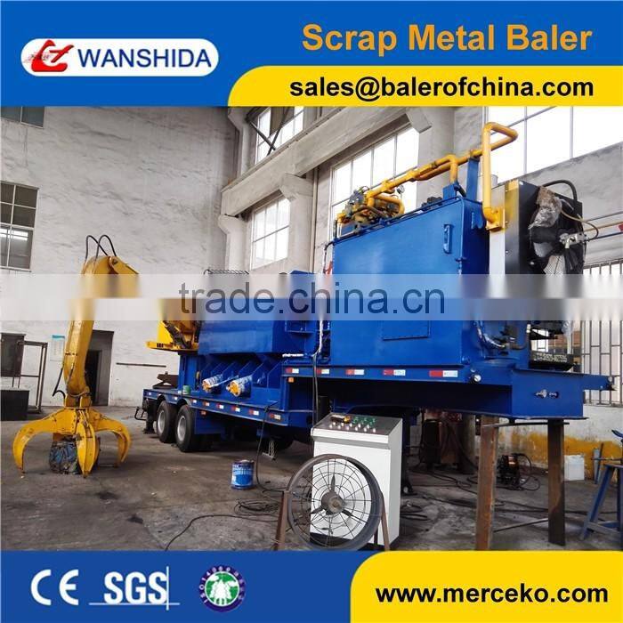 Y83D-3000A Mobile Scrap Metal Baler with Diesel engine power supply