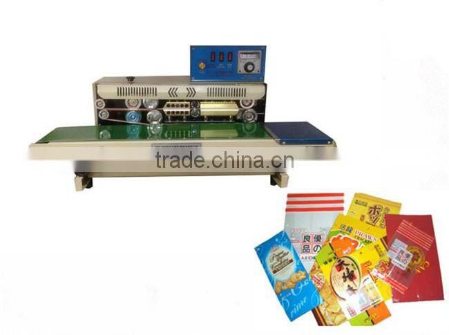 Plastic bags continuous sealing machine for sale
