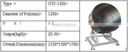 GYJ-1200 peanut coating machine