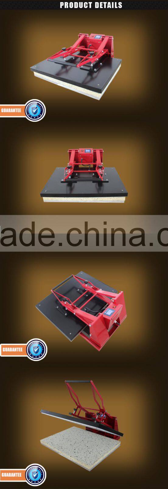 Large size manual t shirt heat press machine iron-on transfer printing tirupur price maquina imprimir camisetas ponc