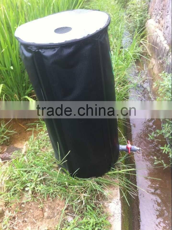 50GALLON/55GALLON/66GALLON Portable Rain Barret outdoor Garden Water Collector Spout