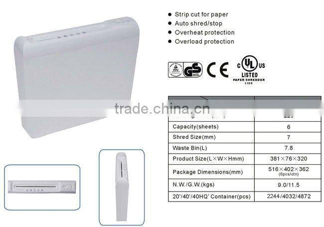 metal bin electric shredder, electric paper shredder