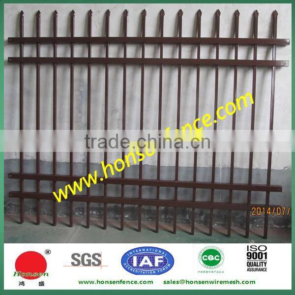 Cheap wrought iron fence/ wrought iron fence designs/ pvc coated ornamental