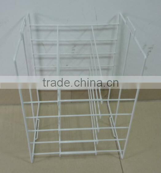 Knock-down Design Metal Wire Gift Wrapping Paper Display Rack