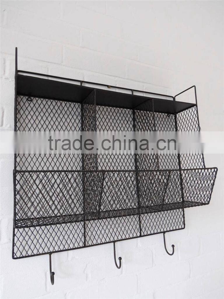 Bathroom/Kitchen Metal Wire Wall Rack Shelving Display Shelf