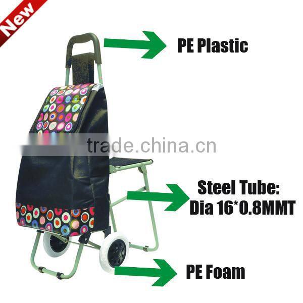 BAG00002 Shopping Trolley Bag with Seat