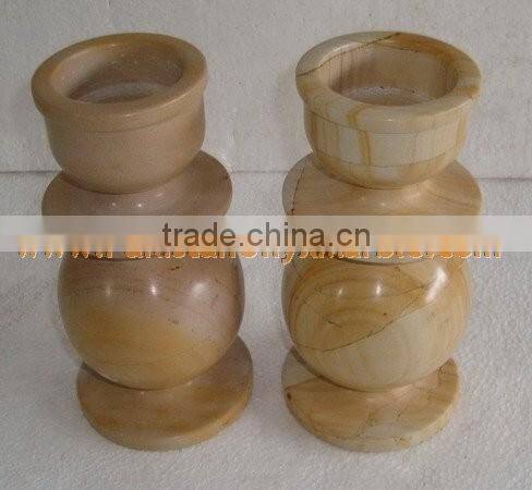 UNIQUE MARBLE CANDLE HOLDERS STANDS